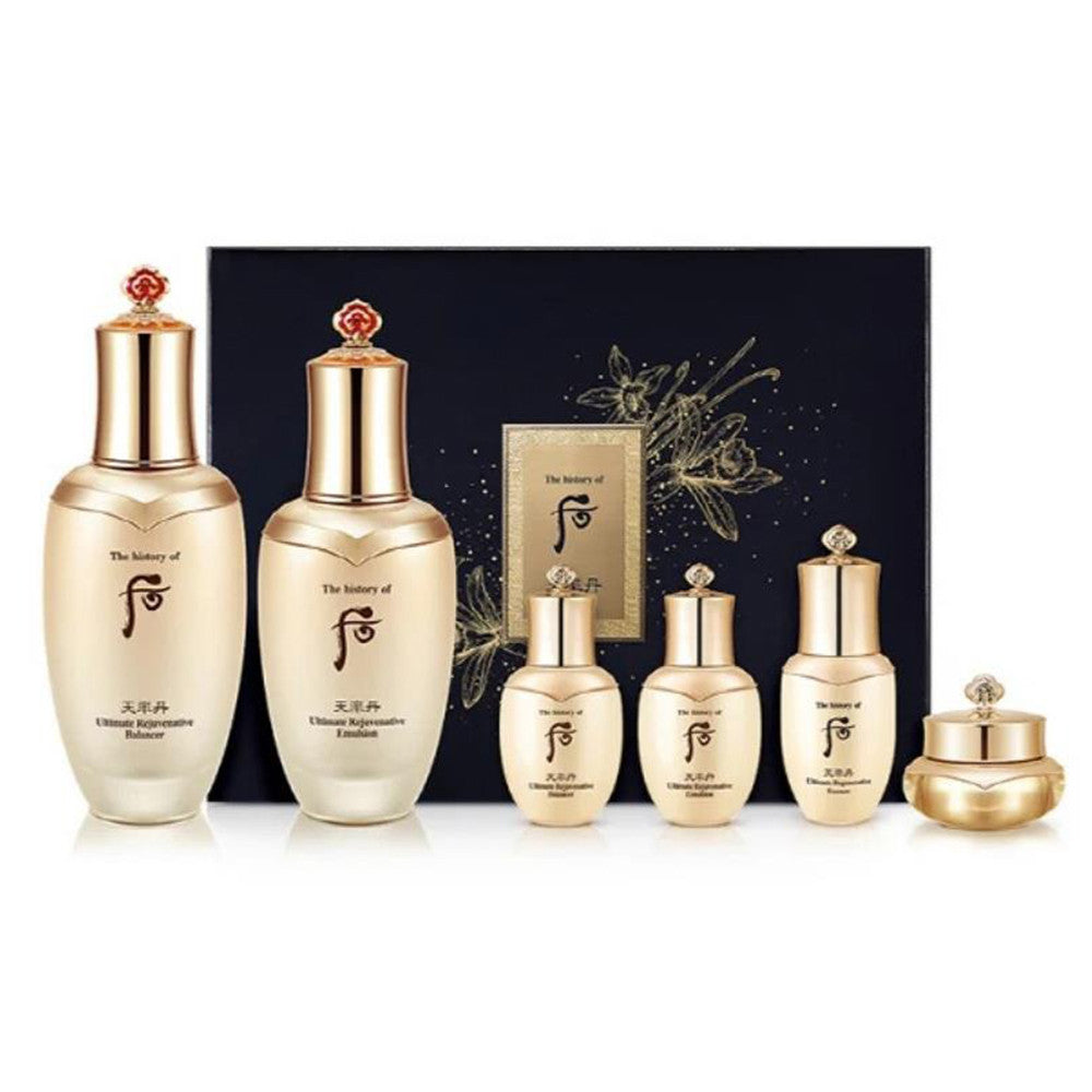 The History of Whoo Cheonyuldan Special Skin Care Set with Anti Aging Balancer andAÿCreamAÿ1Ea